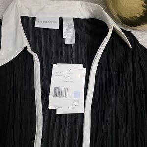 Liz Claiborne Black and White Blouse